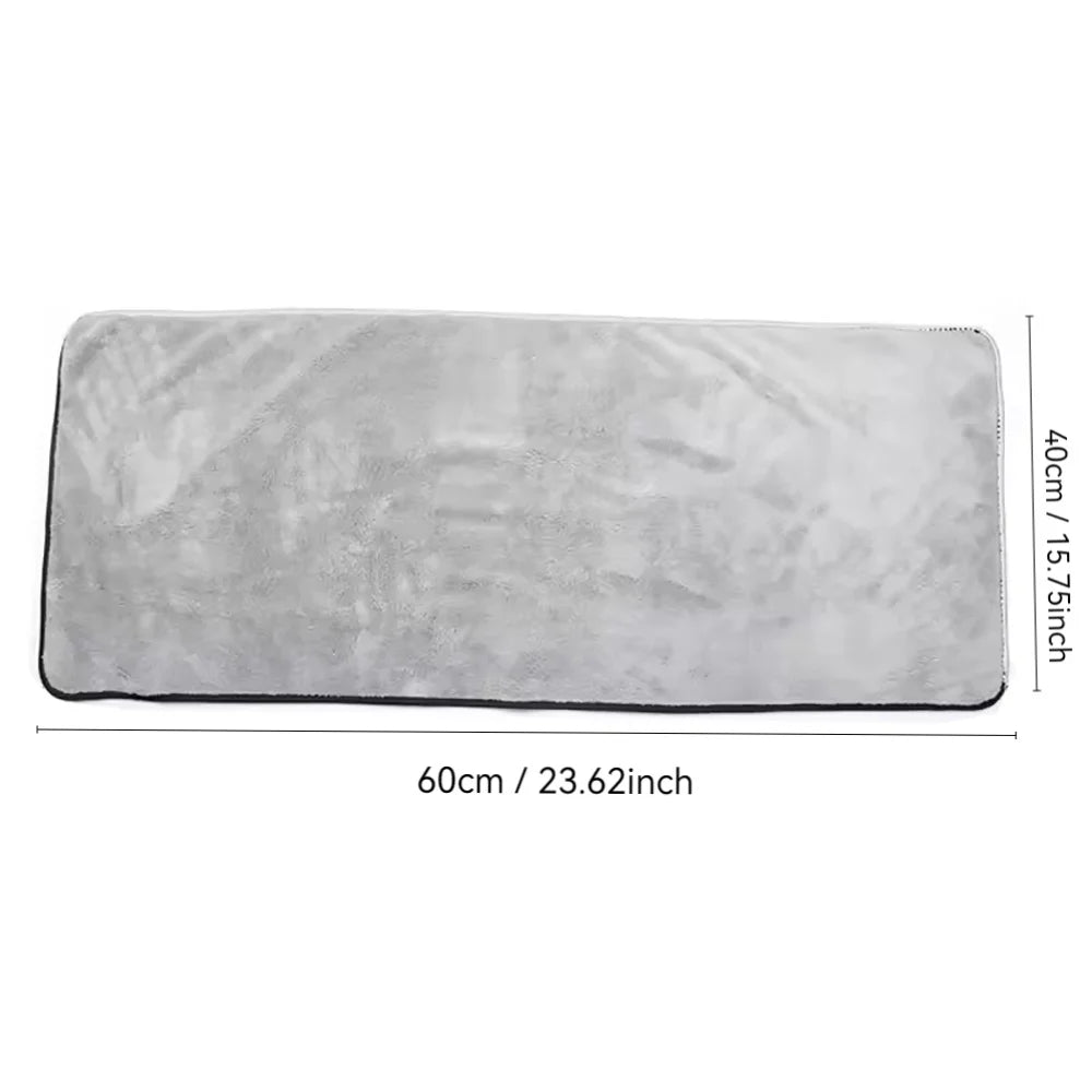 Toalla de secado de microfibra premium para auto (60x40 cm)