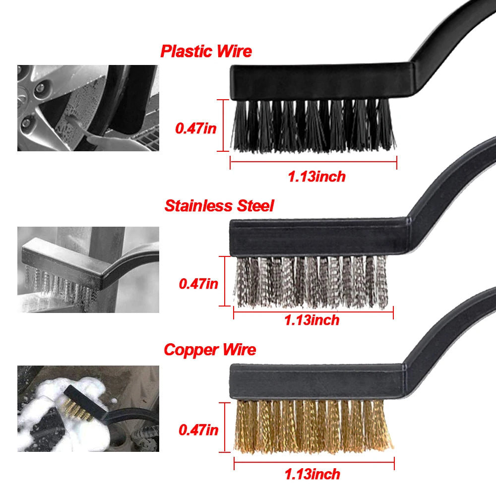 Kit de 15 cepillos para detallado de auto