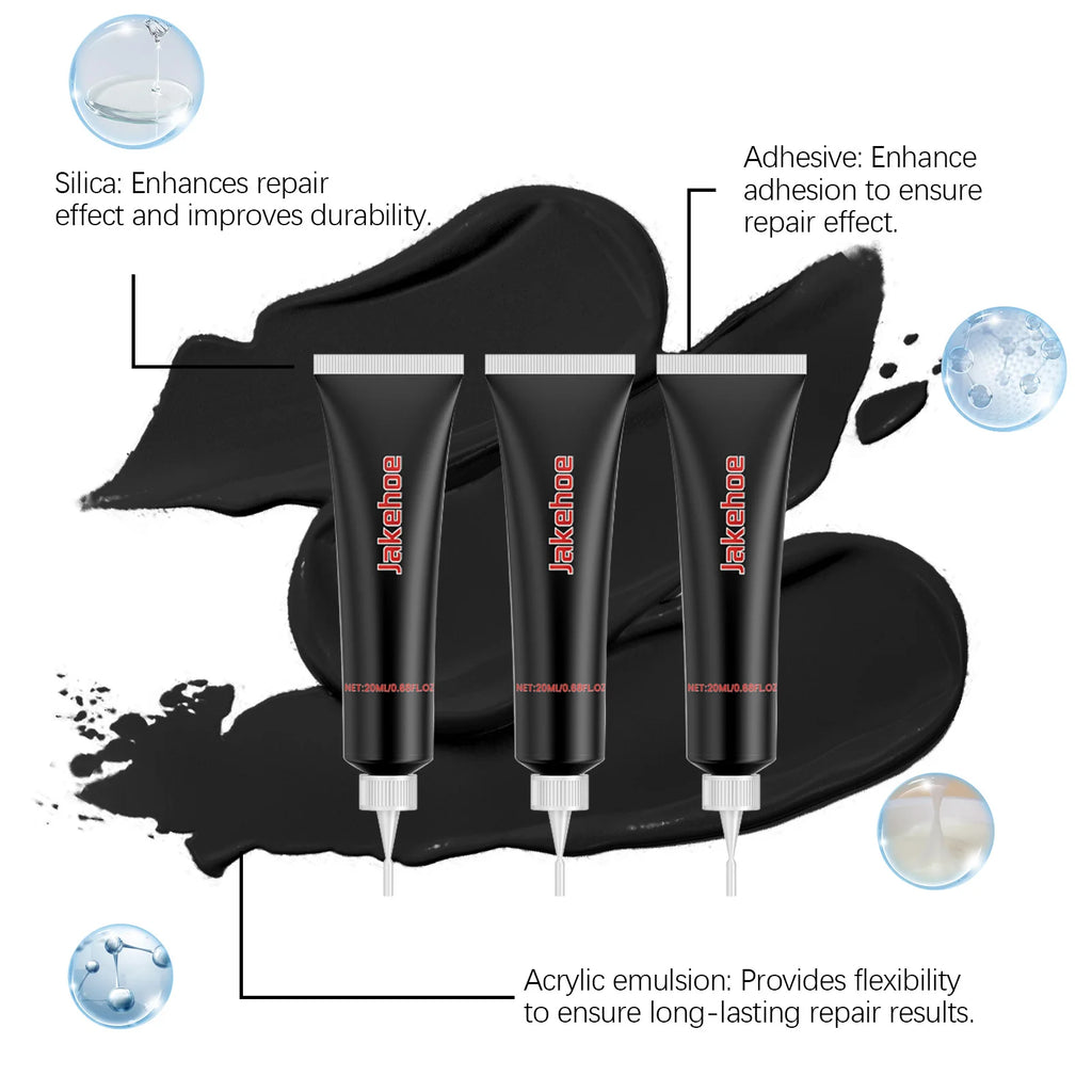 Reparador de cuero para asientos (negro, 60 ml)